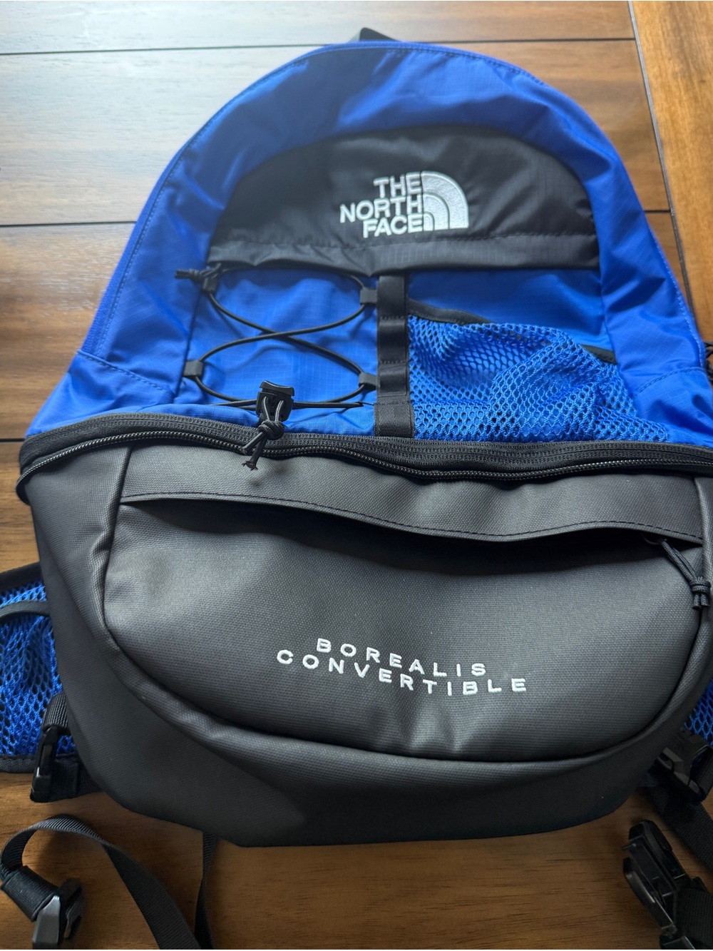 The North Face Borealis Convertible Backpack - Blue and Black